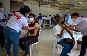 Punto de vacunación contra el Covid-19 en Venezuela.