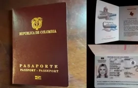 Imagen referencial del pasaporte colombiano.