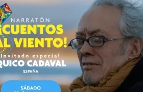 Quico Cadaval, cuentero español invitado a Barranquilla para ¡Cuentos al viento!.