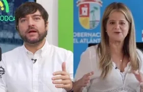 Jaime Pumarejo y Elsa Noguera.