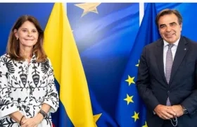 Vicepresidenta Ramírez se entrevistó hoy con el vicepresidente de la CE encargado de la Promoción del Modo de Vida Europeo, Margaritis Schinas.