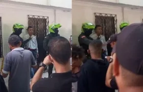 El hombre fue capturado por la Policía en el barrio Las Moras. 
