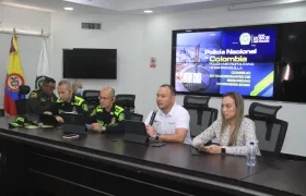 Consejo extraordinario de seguridad realizado en el comando de la Policía Metropolitana. 