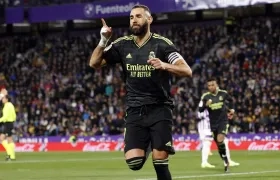 Karim Benzema volvió con gol al Real Madrid.