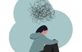 Ilustración sobre depresión.