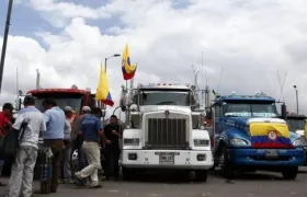 Camioneros colombianos. 
