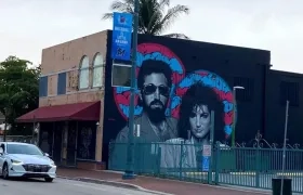  Un mural con los rostros de Gloria, y su esposo Emilio Estefan, fue inaugurado en la Pequeña Habana.