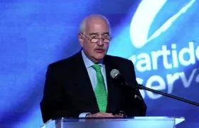 El expresidente Andrés Pastrana en su intervención en la Convención Conservadora.