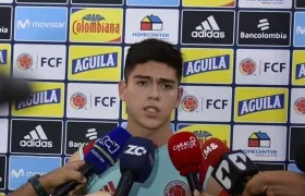 Daniel Ruiz, volante de la selección Colombia