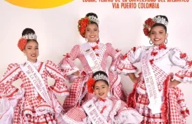 Afiche promocional del Reinado Intercolegial Departamental y Distrital de la Cumbia.
