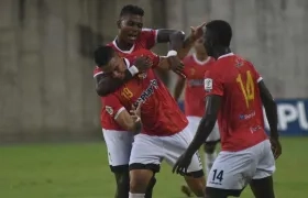 Stiwart Acuña marcó el primer gol para el Barranquilla FC. 