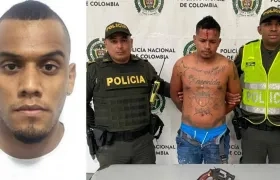 Kevin Douglas Ospina y su presunto asesino Carlos Antonio Peláez Ortiz.