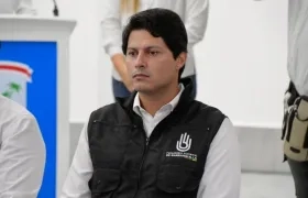El Personero Distrital de Barranquilla, Miguel Ángel Alzate.