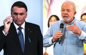 Los candidatos Jair Bolsonaro y Lula Da Silva.