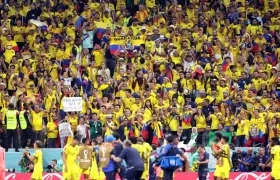 La 'mancha amarilla' ecuatoriana se hizo sentir en el juego inaugural.