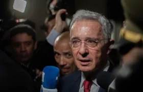El expresidente de Colombia Álvaro Uribe Vélez. 