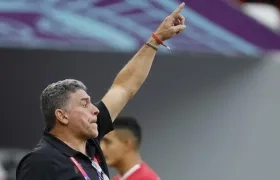 Luis Fernando Suárez, técnico colombiano de Costa Rica. 