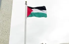 La bandera de Palestina.