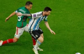 Andrés Guardado y Lionel Messi.