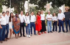 Los candidatos de la coalición Centro Esperanza.