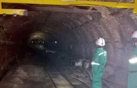 Labores de rescate en la mina 'La Chapa'.