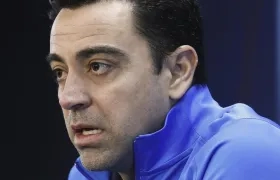 Xavi Hernández, técnico del Barcelona. 