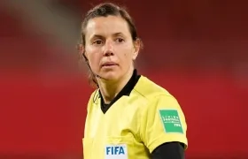 Kateryna Monzul, árbitro ucraniana. 