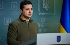 Presidente de Ucrania, Volodímir Zelenski.