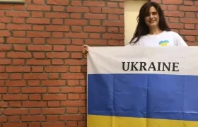 Antonina Samoilova, escaladora ucraniana. 