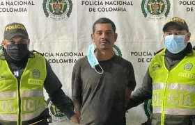 José Antonio Martínez Viloria tras ser capturado por la Policía. 