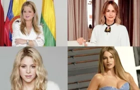 Elsa Noguera, Silvia Tcherassi, Shakira y Sofía Vergara.
