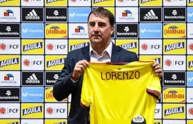 Néstor Lorenzo, entrenador de Colombia. 