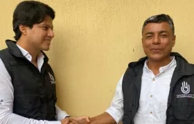 El Personero Distrital, Miguel Alzate y Wilson Llanos.