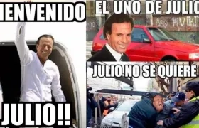Algunos de los memes de Julio Iglesias.