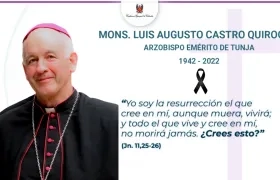 Monseñor Luis Augusto Castro (QEPD).