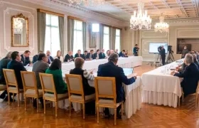 El Presidente Gustavo Petro reunido con el Consejo Gremial Nacional.