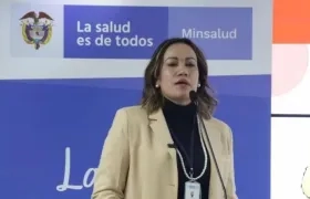 Ministra de Salud, Carolina Corcho.  