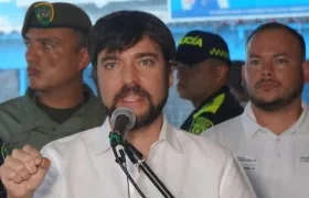 El Alcalde de Barranquilla, Jaime Pumarejo.