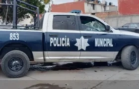 Una patrulla policial en Zacatecas, México.