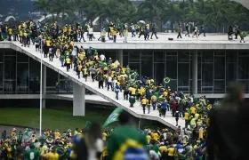Imagen del ataque en Brasilia.