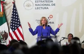 Jill Biden en su reciente visita a Ciudad de México.