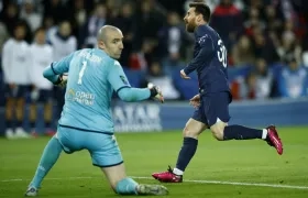 Lionel Messi marcó el segundo gol del PSG.