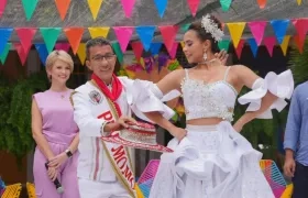 Reyes del Carnaval 2023, Natalia De Castro González y Sebastián Guzmán Gallego.