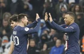 Messi y Mbappé.