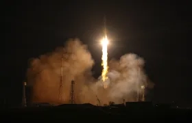 Lanzamiento de la nave espacial Soyuz MS-23.