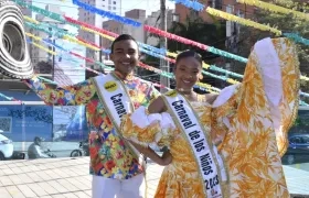 Tahiana Rentería y Diego Chelia, Reyes del Carnaval de los Niños 2023.