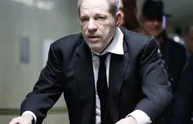 El exproductor de cine Harvey Weinstein.