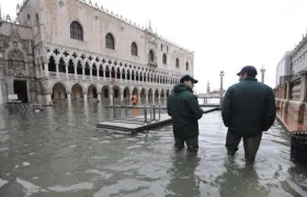 Inundaciones en Plaza de San Marcos, Venecia
