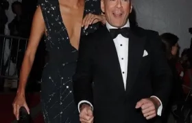 Emma Heming Willis y su esposo, el actor Bruce Willis, en una foto de archivo