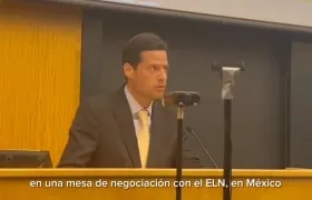 El senador liberal por Atlántico, Mauricio Gómez Amín